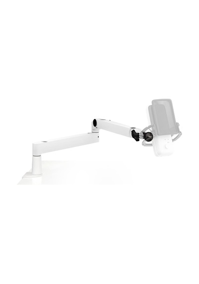 Wave Mic Arm Lp Mikrofon Kolu, Beyaz, Kablo Yönetimli, Alçak Profil Standart