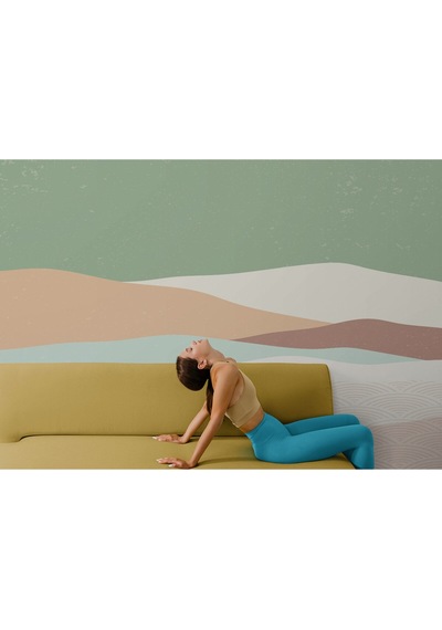 Minimalist Soyut Boho Modern Duvar Kağıdı-5541 Çok Renkli