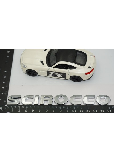 Dk Tuning Vw Volkswagen Scirocco Mk3 Bagaj Krom Yazı Logo Arma -