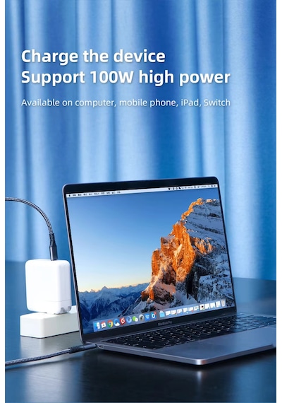 Pmr Usb4 Kablo 40gbps 240w Hızlı Şarj Ve Data Kablosu 1 Metre Zr850