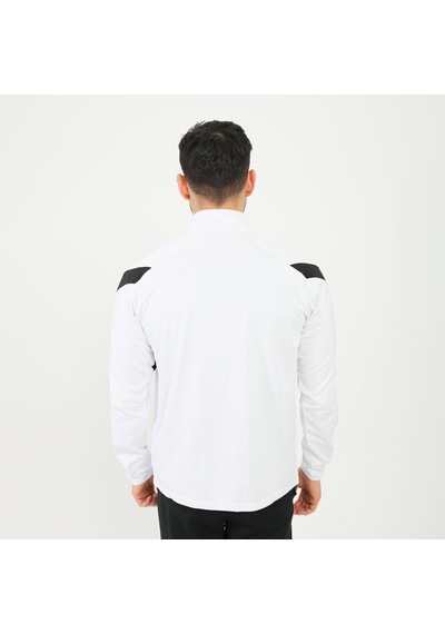 Tryon Beyaz - Siyah Erkek Futbol Kamp Sweat Kamp Eşofman Evo Pro 001