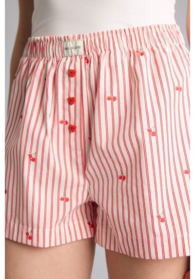 Defacto %100 Pamuk Regular Fıt Elastik Bel Poplin Kırmızı Pijama Alt H7412ax26hsrd197 Kırmızı-rd197