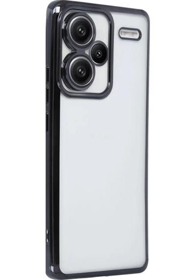 Newface Xiaomi Redmi Note 13 Pro Plus Kılıf Razer Lensli Silikon - Siyah