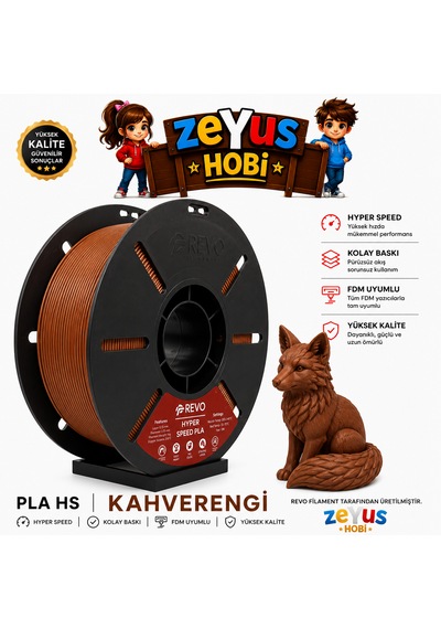 Generic Pla Hs Hyper Speed Filament Kahverengi 1.75 Mm 1000 Gr Kahverengi Filament