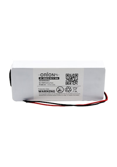 Orion 18650 48V 16Ah 13S5P Bms Devreli Li-ion Şarj Edilebilir Pil