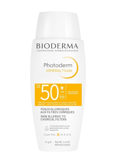 Bioderma Photoderm Mineral Fluid Spf50+ Çok Hassas Ciltler İçin Çok Yüksek Korumalı Yüz, Vücut Güneş Kremi 75 G