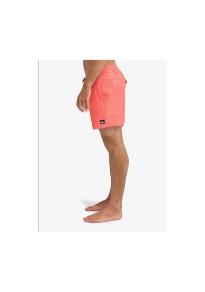 Stretch Printed Volley 16" Hot Coral