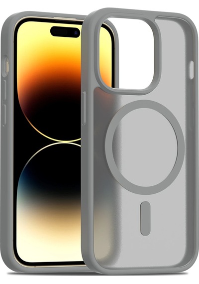 Cosmotex Joko Apple, Uyumlu iPhone 14 Pro Jota Magsafe Kapak - Titan Gri