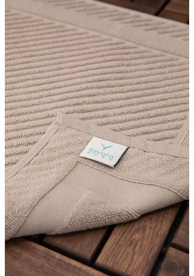 Leoline %100 Pamuk Premium Ayak Havlusu - Kahve