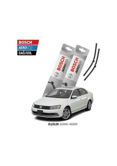 Bosch , Volkswagen Jetta 2016 Model Bosch Aeroeco Muz Silecek Takımı