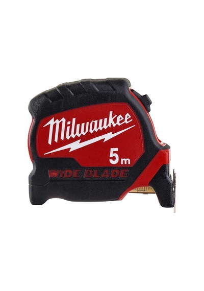 Milwaukee 5 M Çift Taraflı Manyetik Uçlu Wide Blade Şerit Metre 4932471815