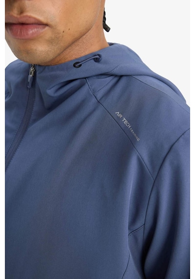 Defacto Defactofit Su İtici Regular Fit Kapüşonlu Fermuarlı İpek Kumaş Yağmurluk E9218ax25auın113 İndigo Defacto Defactofit Su İtici Regular Fit Kapüşonlu Fermuarlı İpek Kumaş Yağmurluk E9218ax25auın113 İndigo