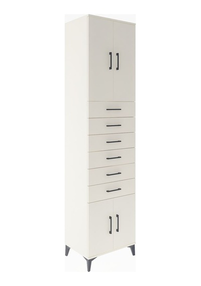 Hyperion Dolap 3 Raflı 6 Çekmeceli 4 Kapaklı 60x44x243 Aytaşı... Aytaşı