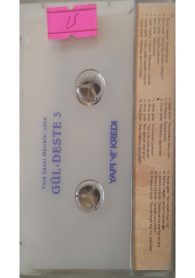 Plak Değildir Kaset Tir Türk Sanat Müsıkisi'n Den Gül-deste 3 K