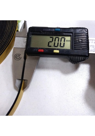 Kapı Pencere İzolasyon Bandı Yapışkan Sünger 2 Mm Kalınlık 10 Mm Genişlik 10 Metre Uzunluk/epdm-2 10 Çok Renkli