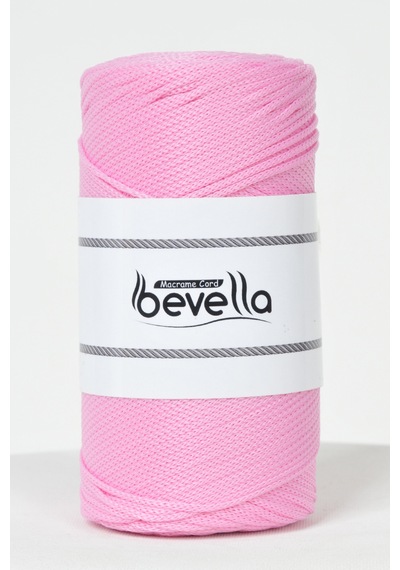 2 Mm - 200 Gr Polyester Şeker Pembe Makrome Ipi Polyester Makrome Ip Supla Ip Ve Çanta Ipliği