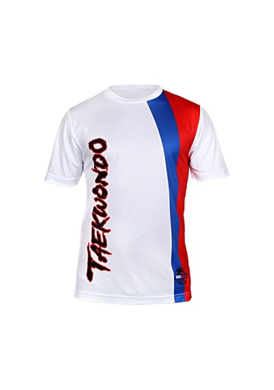 Dosmai Dijital Baskılı Taekwondo Bisiklet Yaka Spor T-shirt Tkt126