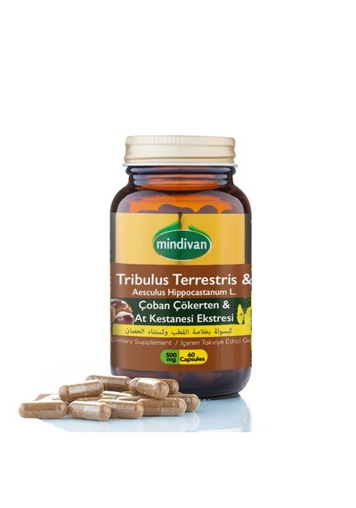 Mindivan Çoban Çökerten & At Kestanesi Ekstresi 500 Mg 60 Kapsül