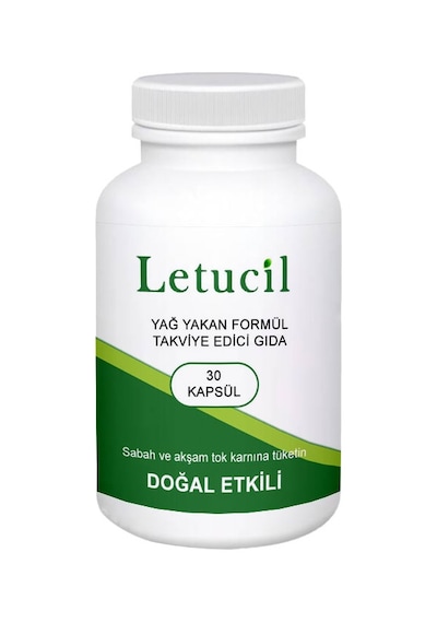 Letucil Yeşil Çay Ve Biberiyeetkisiyle 30 Lu Takviyelik