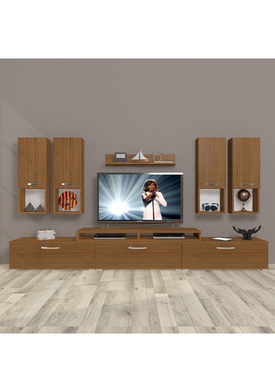 Decoraktiv Ekoflex 8da Slm Tv Ünitesi Tv Sehpası Ceviz