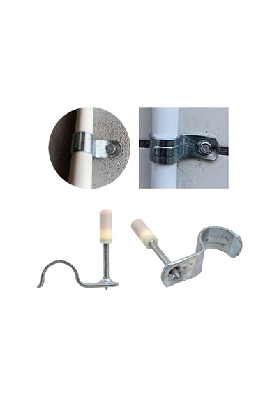 Red Hit Mx004 25mm Boru Sabitleme Kelepçeli Barutlu Çivi 80 Li Paket