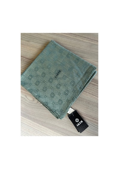 Aker İpek Koton Jakar Eşarp 9101976-451 Mint Yeşili Mint Yeşili