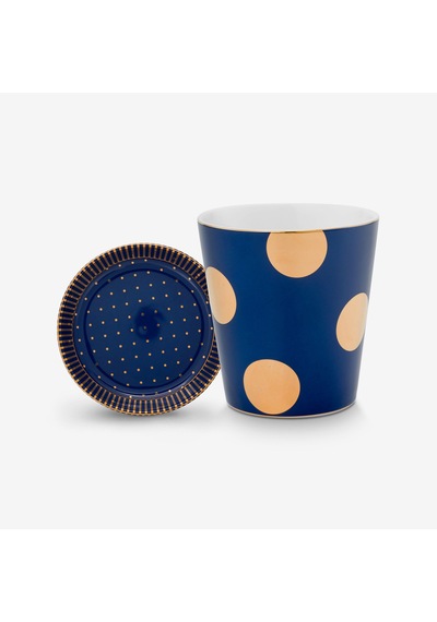 Pip Studio Lacivert Porselen Latte Bardağı 290 Ml