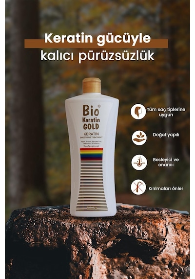 Bio Keratin Gold Brezilya Fönü Keratini 700 ML Bio Keratin Gold Brezilya Fönü Keratini 700 ML
