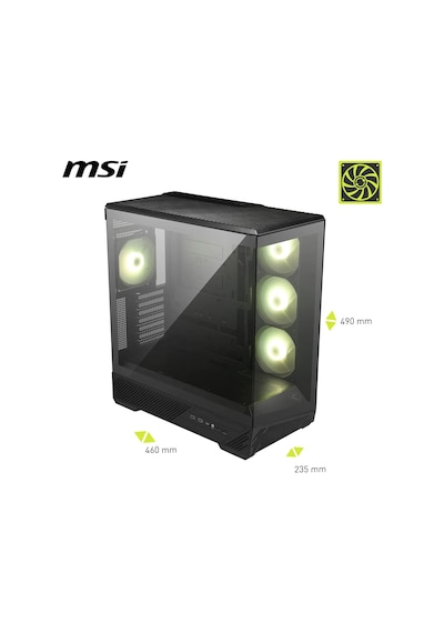 Mag Pano 130r Pz 4 X Argb Fan Usb 3.2 Atx Tower Gaming Oyuncu Kasa