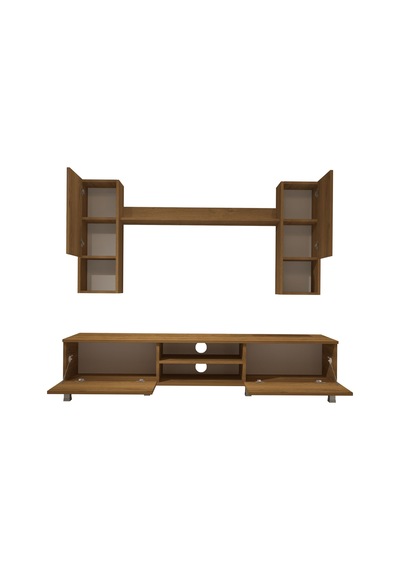 Decoraktiv Eko 5da Mdf Dvd Krom Ayaklı Tv Ünitesi Tv Sehpası Pera