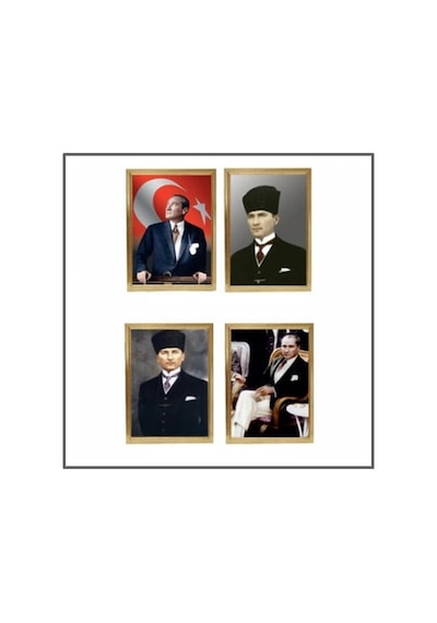 Ant Atatürk Portresi 35x50 Özel Çerçeve - 1 Adet