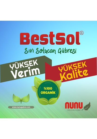 Bestsol %100 Organik Sıvı Solucan Gübresi 1 Litre