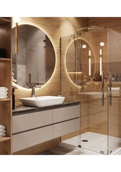 70 Cm Günışığı Ledli  Banyo Aynası Tuvalet Aynası