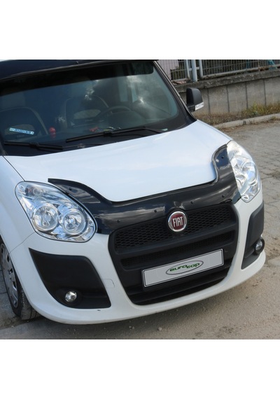 Eurocap Fiat Doblo Ön Kaput Koruma Rüzgarlık 3Mm Abs 2010-2015
