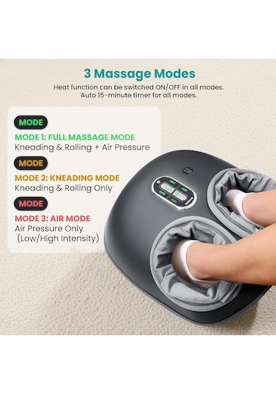 Uzaktan Kumandalı Nekteck Ayak Masaj Cihazı Fm17gb-bk-x
