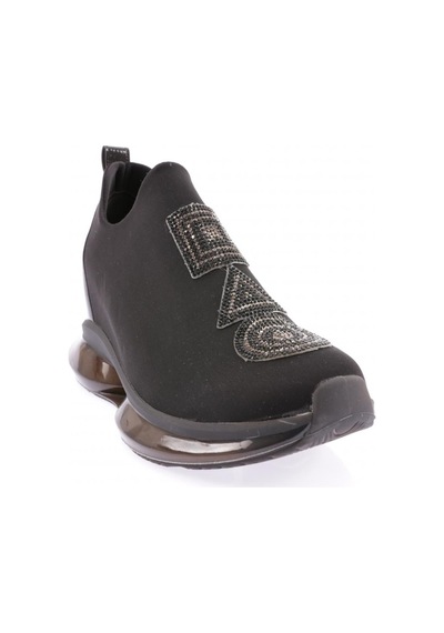 Dgn 1054 Kadin Mega Kalin Taban Strech Detayli Silver Taşli Sneakers Ayakkabi 1054-2025-R1534 Siyah Dgn 1054 Kadin Mega Kalin Taban Strech Detayli Silver Taşli Sneakers Ayakkabi 1054-2025-R1534 Siyah