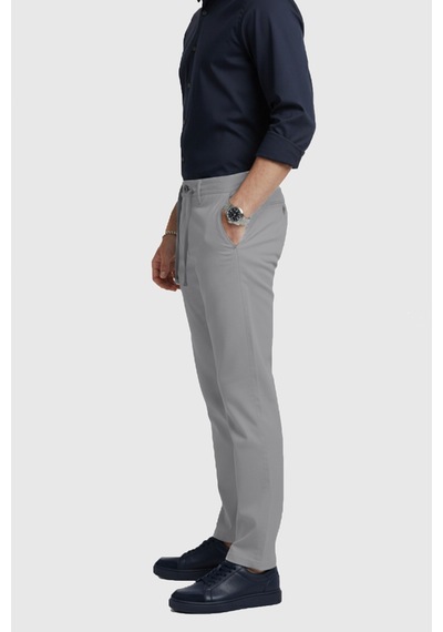 Deepsea Erkek Koyu Gri Esnek Kumaş Slim Fit Beli Lastikli Günlük Spor Pantolon 2601070 Koyu Gri Deepsea Erkek Koyu Gri Esnek Kumaş Slim Fit Beli Lastikli Günlük Spor Pantolon 2601070 Koyu Gri