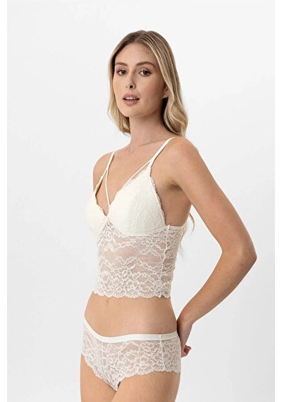 Pierre Cardin 4904 Balensiz Pedli Sütyen Takım Siyah