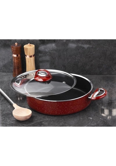 Taç Granit Teflon Basık Tencere 26 CM