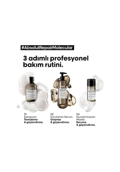L'oreal Professionnel Serie Expert Absolut Repair Molecular Şampuan 500 ML