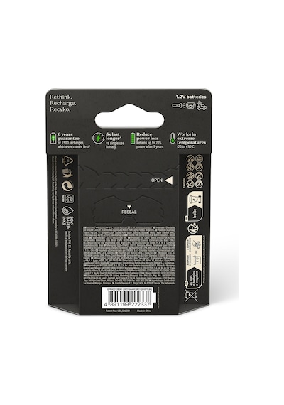 Gp Recyko Pro 2000mah Aa Kalem Nimh Şarjlı Pil 1.2 Volt 6'lı Kart