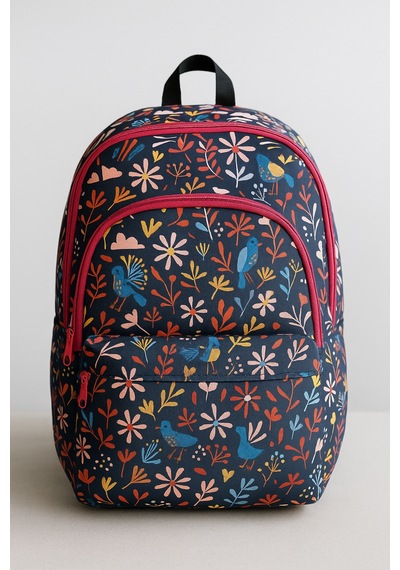 Newbag Tropikal Kız Sırt Okul Çantası-3'lü Set Yeni Sezon