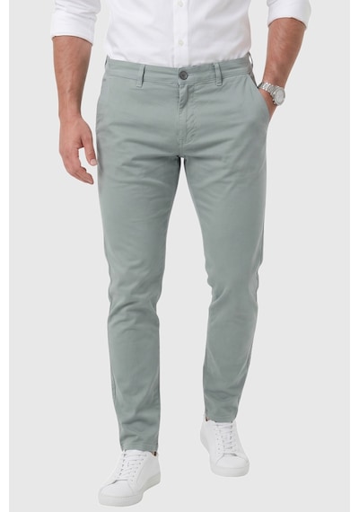 Rizzup Erkek Açık Yeşil Slim Fit Pamuklu Likralı Chino Spor Pantolon 2601745