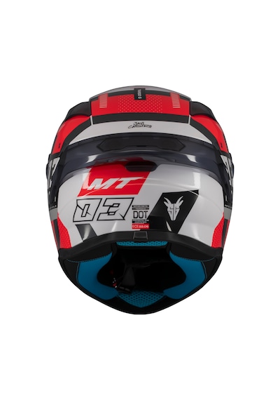 Kask Mt Helmets Targo S B5 Kırmızı Sergio Garcia Motosiklet Kaskı Kırmızı