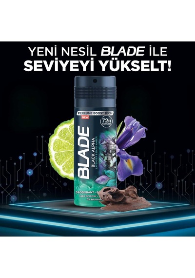 Hero Selection Black Alpha Deodorant, 150 Ml
