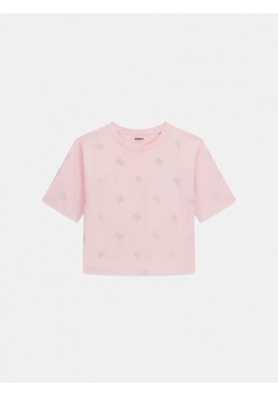Guess Silvy Boxy Fit Kadın Pembe T-shirt V6gı18k2985-g63m