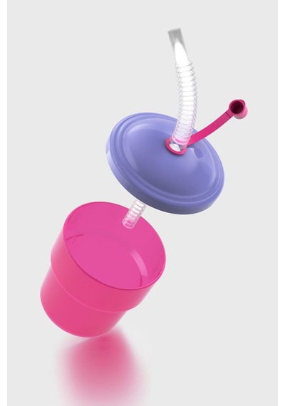 Renga Fizbo 250 Ml Pipetli Pp Bebek Bardak 221007 Pembe - Mor