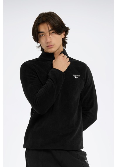 Reebok Pıer Polar Hz Siyah Erkek Polar Sweatshirt 000000000102035077