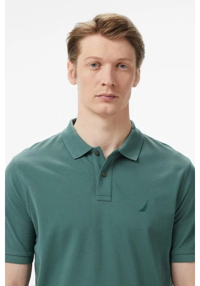 Nautica Erkek Yeşil Regular Fit Polo Yaka T-shirt-14583