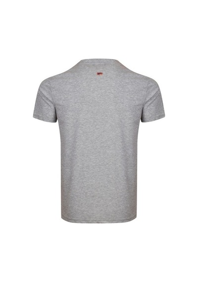 Bearraybon Erkek Sıfır Yaka T-Shirt-Gri